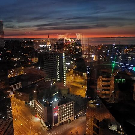 City Centre Sky View Apartment On 27Th Floor Tallinn Kültér fotó